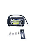 Фара LED прямокутна 72W 24 діода 133 мм (LV02-03) kL., фото 3