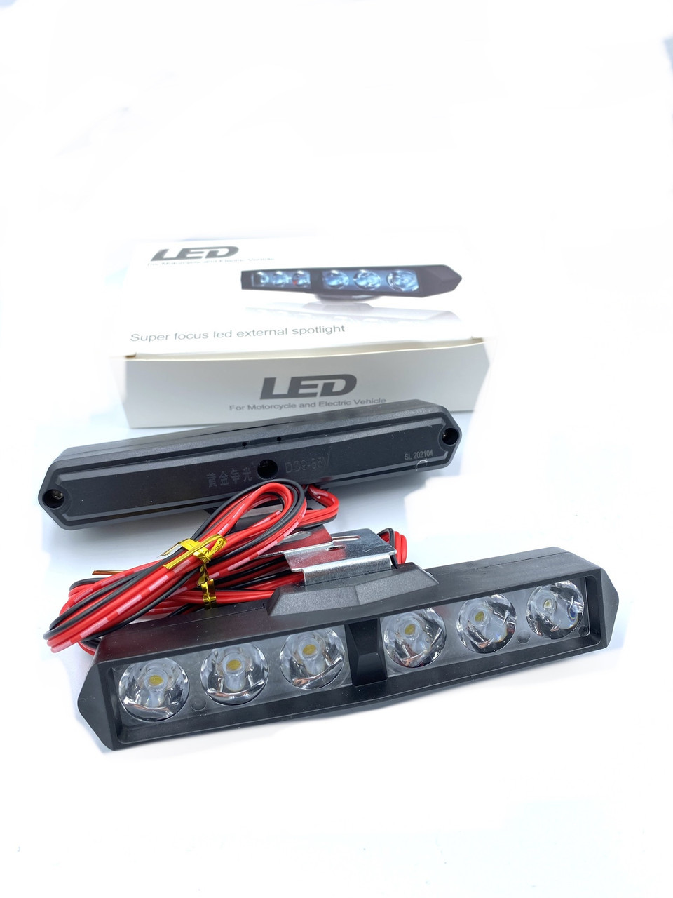 Світлодіодна LED фара 10W 6 Led біла комплект 2 шт (LedG-1) kL., фото 1