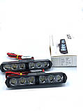 Світлодіодна LED фара 10W 6 Led біла комплект 2 шт (LedG-1) kL., фото 2