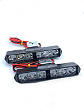 Світлодіодна LED фара 10W 6 Led біла комплект 2 шт (LedG-1) kL., фото 3