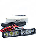 Світлодіодна LED фара 10W 6 Led біла комплект 2 шт (LedG-1) kL., фото 4