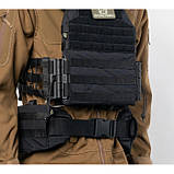 РПС реміно-плечова система "Черсел" ТМ Балістика (Чорний) з відділом під балістичний вкладиш, фото 7