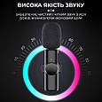 Мікрофон петличний для телефону бездротовий bluetooth петличка на одяг професійна Lugi, фото 7