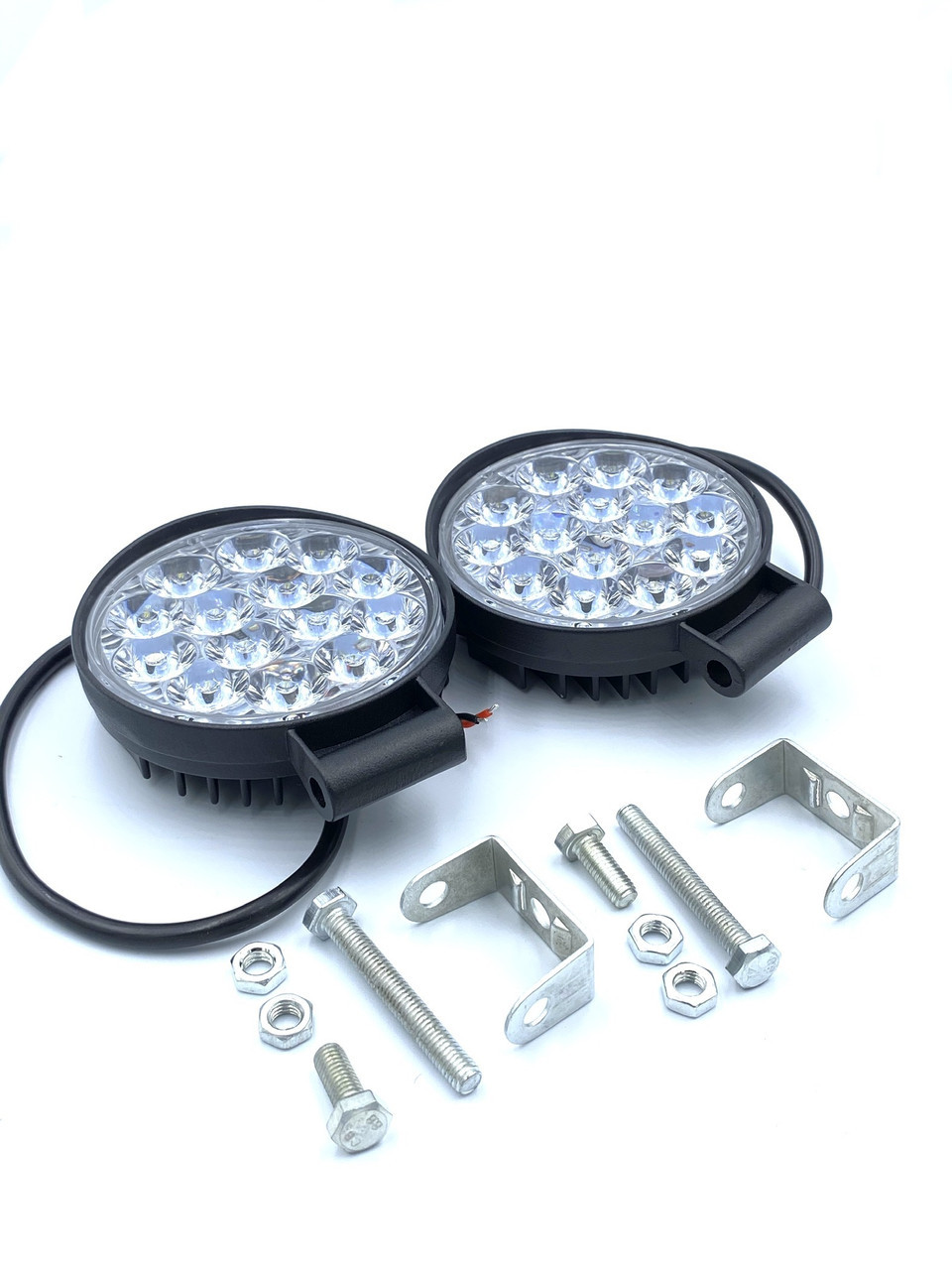 Фара прожектор LML K1042M 14led 21w D 85mm 2шт (K1042M) kL., фото 1