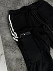 Шорти Adidas чоловічі спортивні для фітнесу з тайтсами бірки Шорти адідас в зал чорні для тренувань бігу для хлопця, фото 4