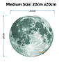 Наклейка на стіну світиться в темряві Місяць 20 см і зірки 333 шт Б222-5, фото 6