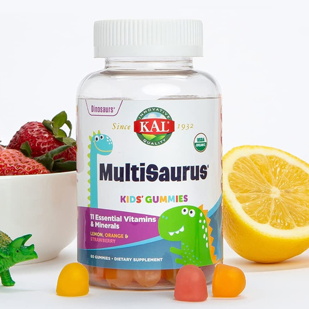 Вітаміни та мінерали KAL MultiSaurus, 60 желеек EXP
