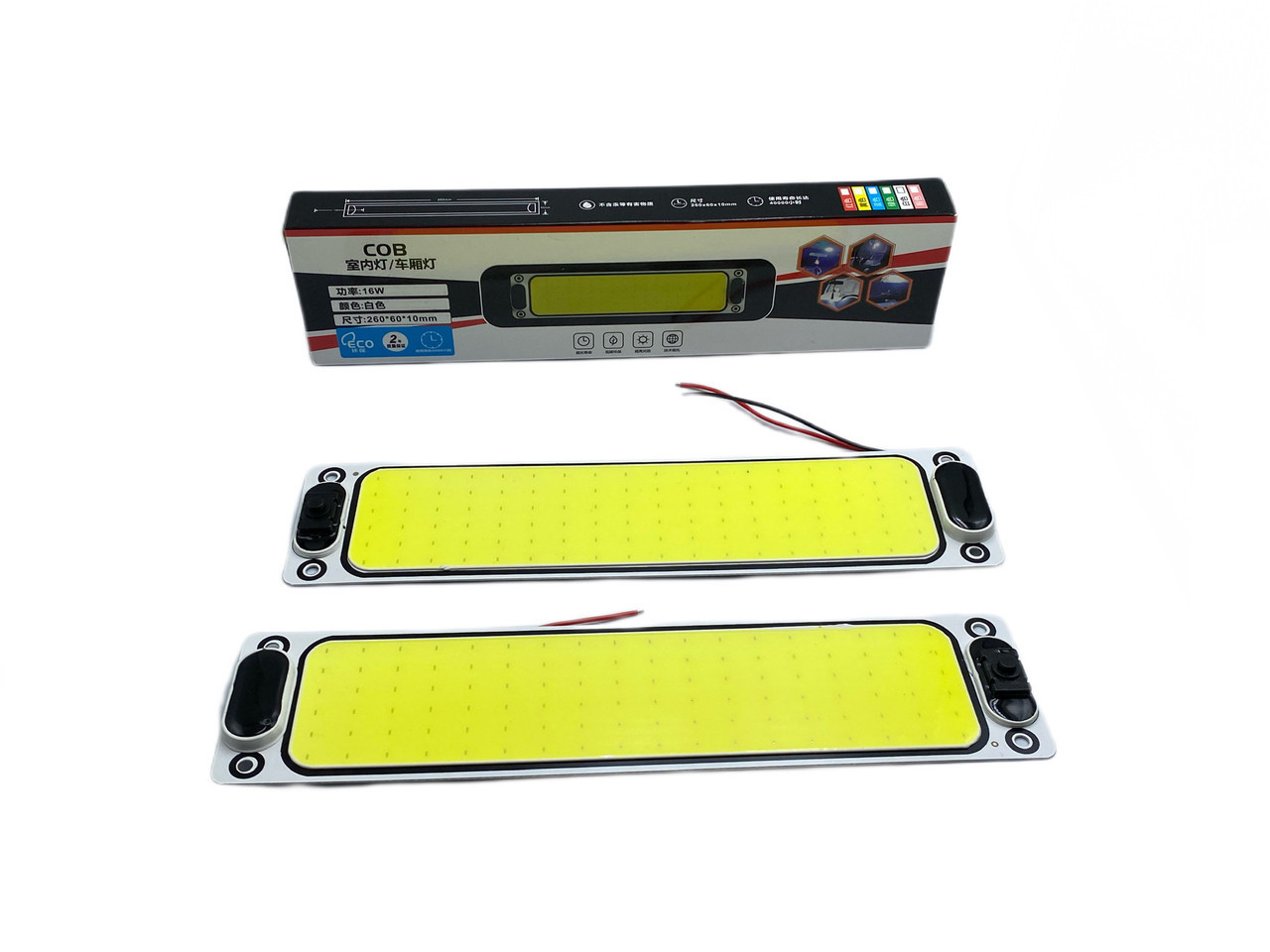 Світильник 12 В 24 В для автомобілів яскравий плафон підсвічування салону універсальний 2 шт (PY127000) kL., фото 1