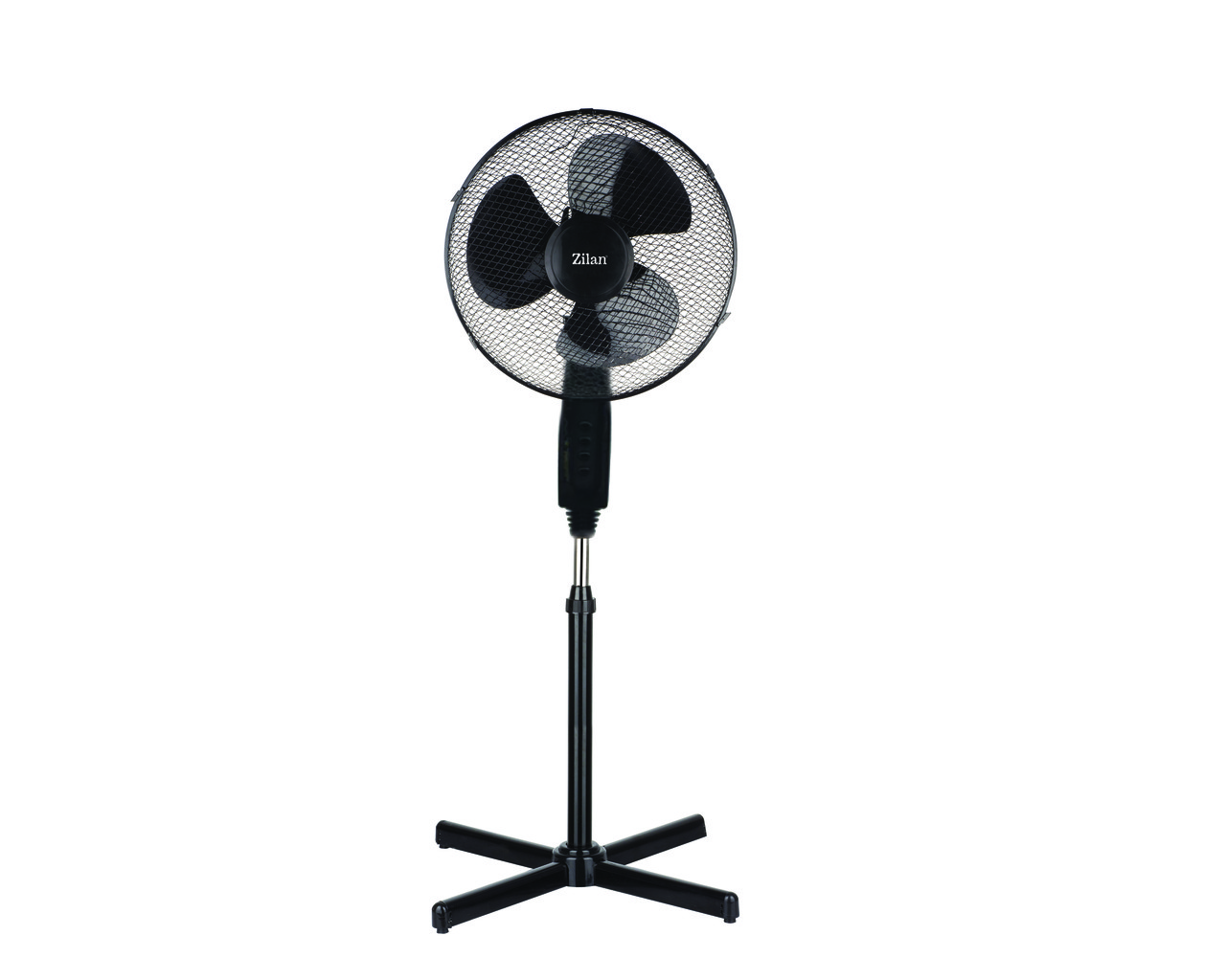 Вентилятор підлоговий з обертанням Zilan ZLN2000 40W Black