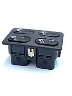 Блок управління електросклопідйомниками АВАР для ваз 2106 2107 2108 2109 2110 2111 2112 4 клавіші kL.