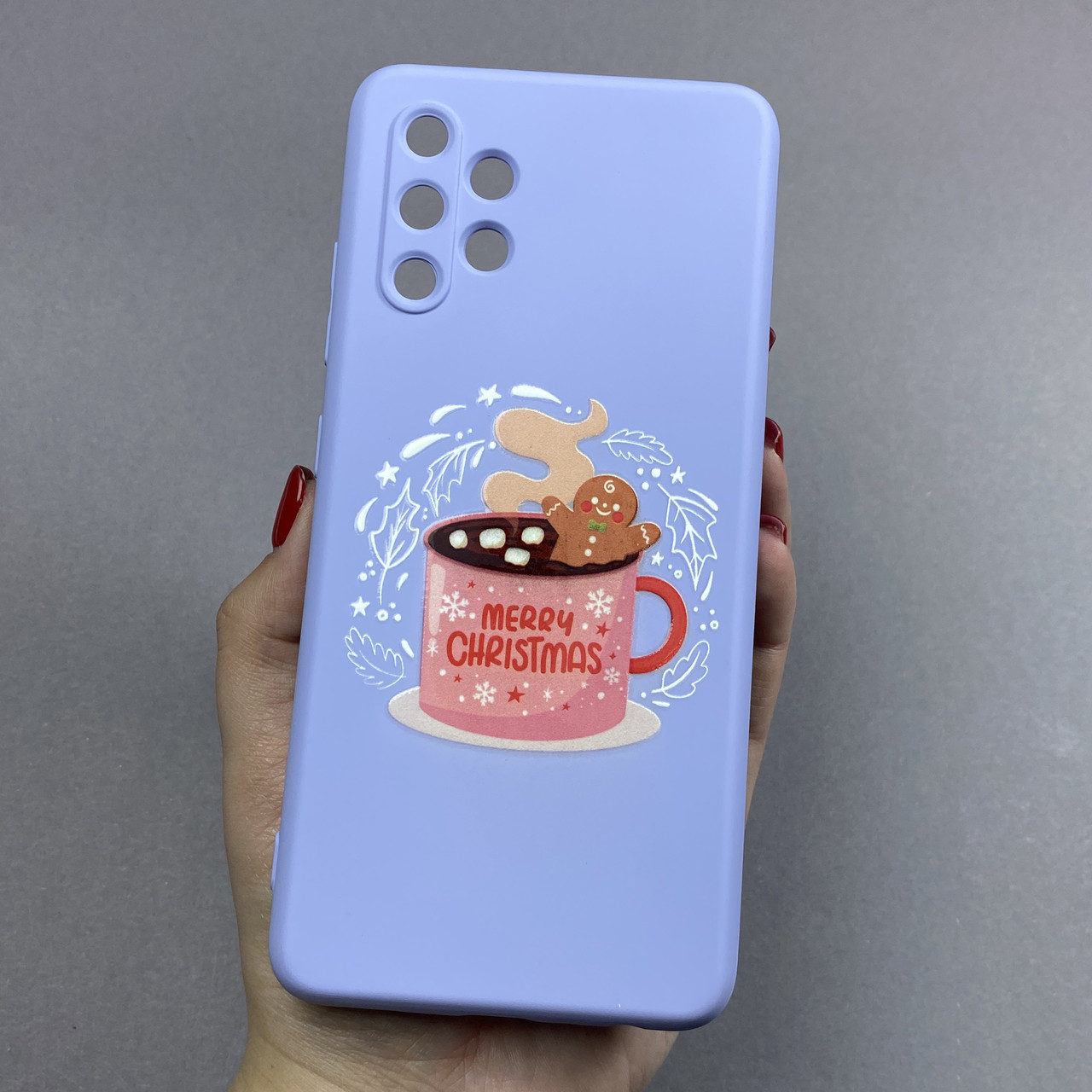 Чохол для Samsung Galaxy A32 4G A325F новорічний чохол на телефон ...