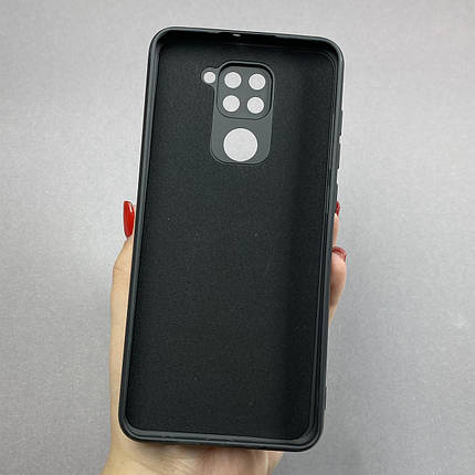 Чохол для Xiaomi Redmi Note 9 новорічний пряник чохол на телефон сяомі редмі нот 9 чорний FNC, фото 3