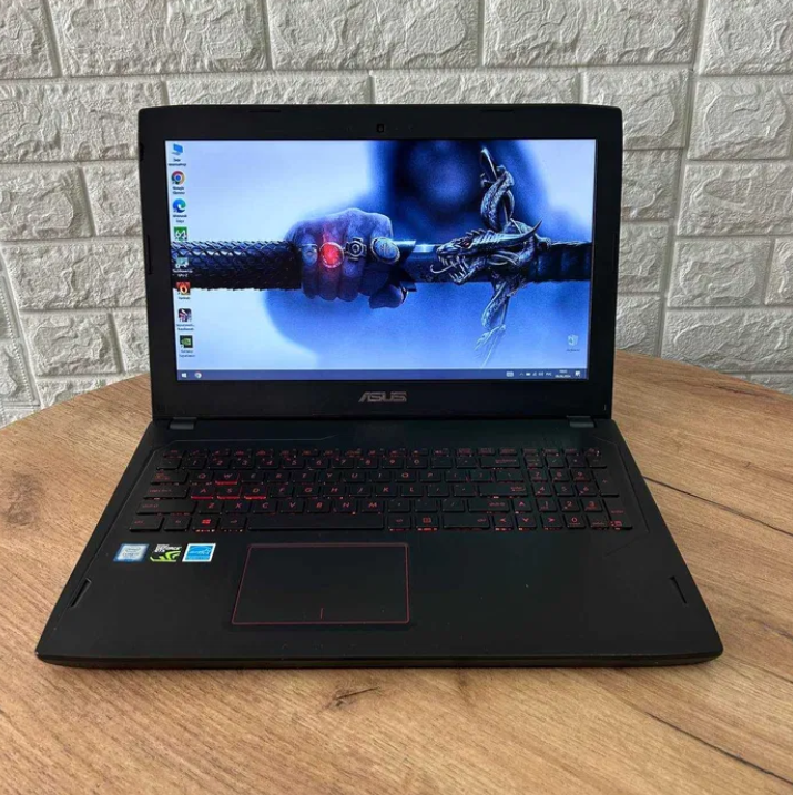 Ноутбук Asus FX502VMZ 15.6" FHD i7 7700HQ 8Gb SSD 128Gb+HDD1Tb GTX 1060 Б/В, фото 1