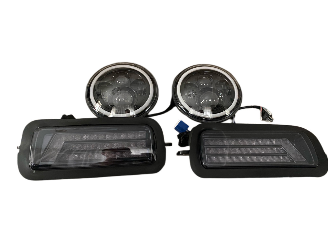 Фари передні та підфарники комплект Led для ваз 2121 21213 O (2121-38482) kL., фото 1