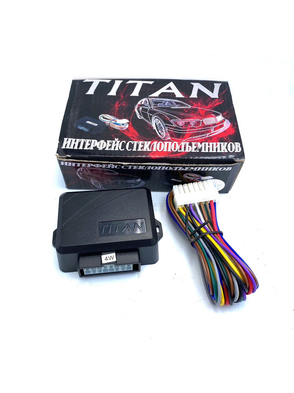 Доводчик скла TITAN модуль управління склопідйомниками на 4 вікна (Titan w4) kL., фото 1