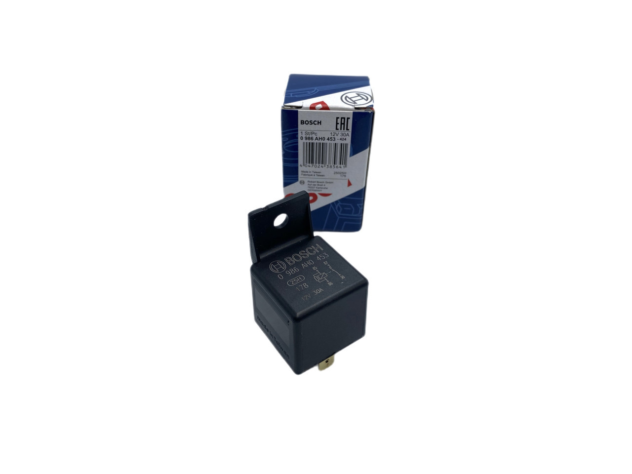 Реле 12V 4 контактне 30А Bosch багатофункціональне (0 986 AH0 453) kL., фото 1