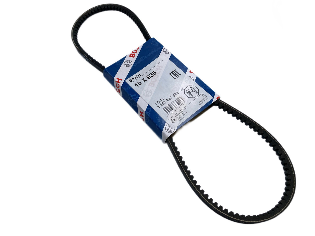 Ремінь генератора Bosch для ваз 2101 2102 2103 2104 2105 2106 2107 10х935 (1 987 947 689) kL., фото 1
