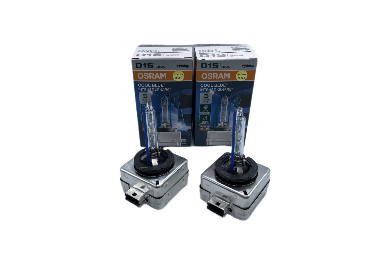 Ксенонова лампа Osram D1S 35W Cool Blue Intense комплект 2 штуки (66140CBI) kL., фото 1