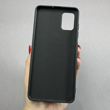 Чохол для Samsung Galaxy A51 новорічний чохол на телефон самсунг а51 чорний FNC, фото 2