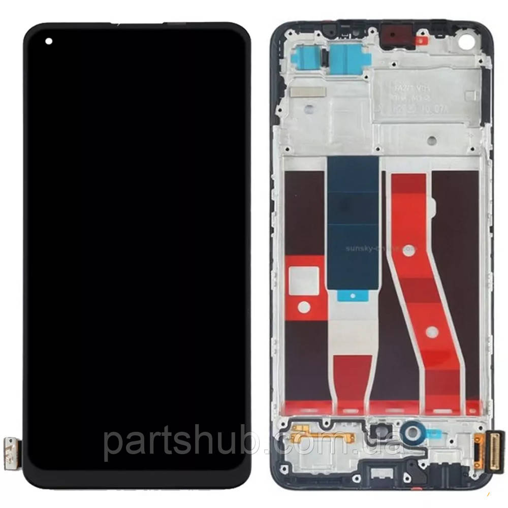 Дисплей (екран) Oppo Reno5 Lite, A94 з тачскріном і рамкою (OLED)