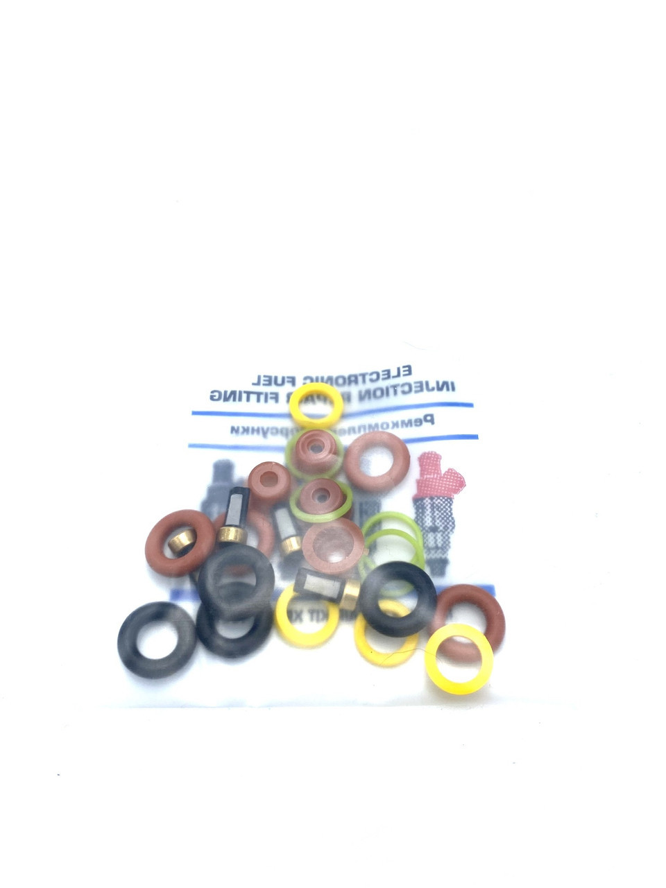 Ремкомплект форсунок для ваз 2101 2107 2108 2109 21099 2110 2111 2112 2113 2115 комплект на 4 форсунки (XP001) kL., фото 1