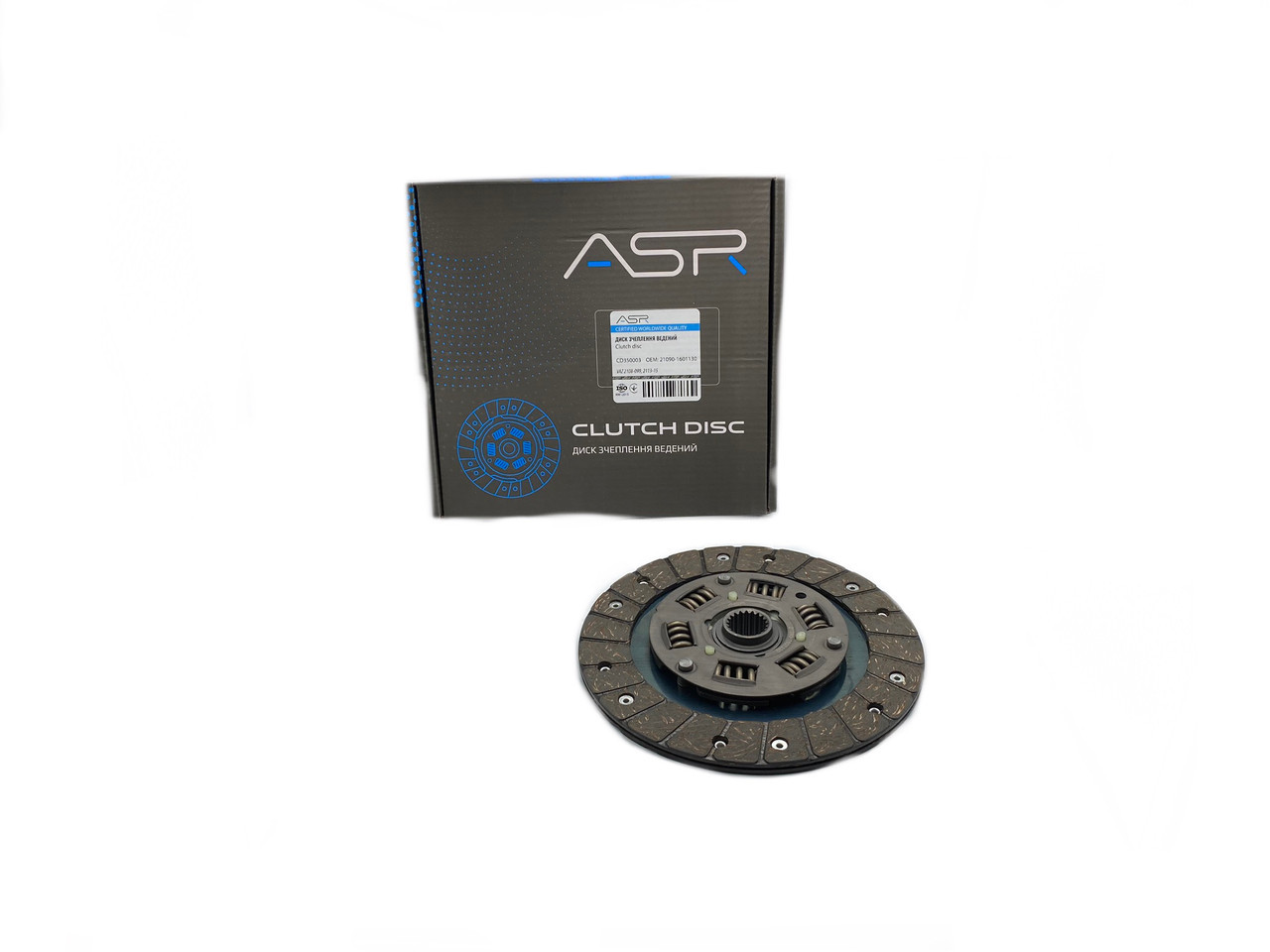 Диск зчеплення ASR для ваз 2108 2109 21099 2113 2114 2115 (CD350003) kL., фото 1