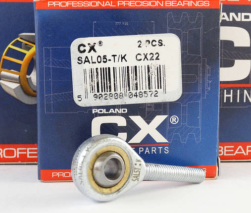 Шарнірна головка SAL05 на вал 5 мм. CX Польща, фото 1