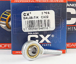 Шарнірна головка SAL05 на вал 5 мм. CX Польща