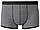 Комплект труси-боксери з 3 штук, розмір XL, колір сірий, чорний, фото 3