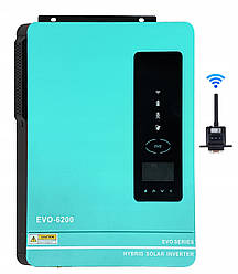 Гібридний інвертор off grid EVO 6200 6.2 kW 1-фаза WiFi