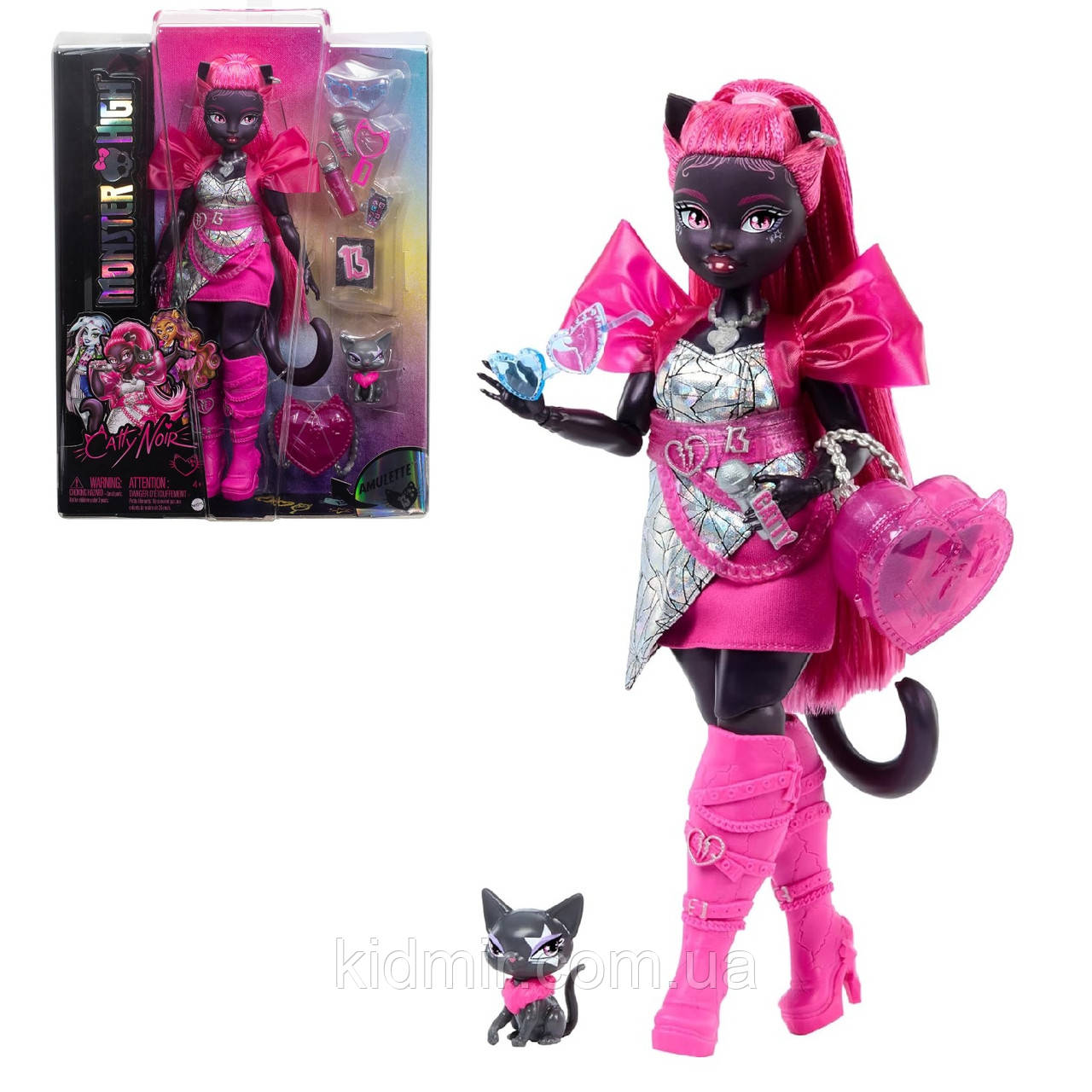Monster High Catty Noir HXH76 Лялька Монстр Хай Кетті Нуар Базова, фото 1