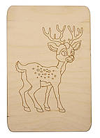 Дитяча розмальовка Оленя