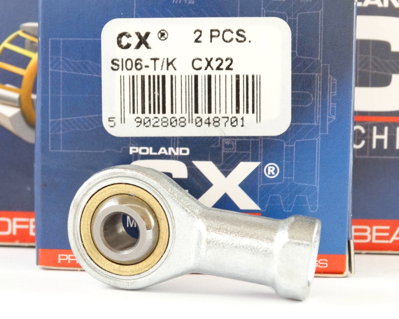 Шарнірна головка SI06 на вал 6 мм. CX Польща