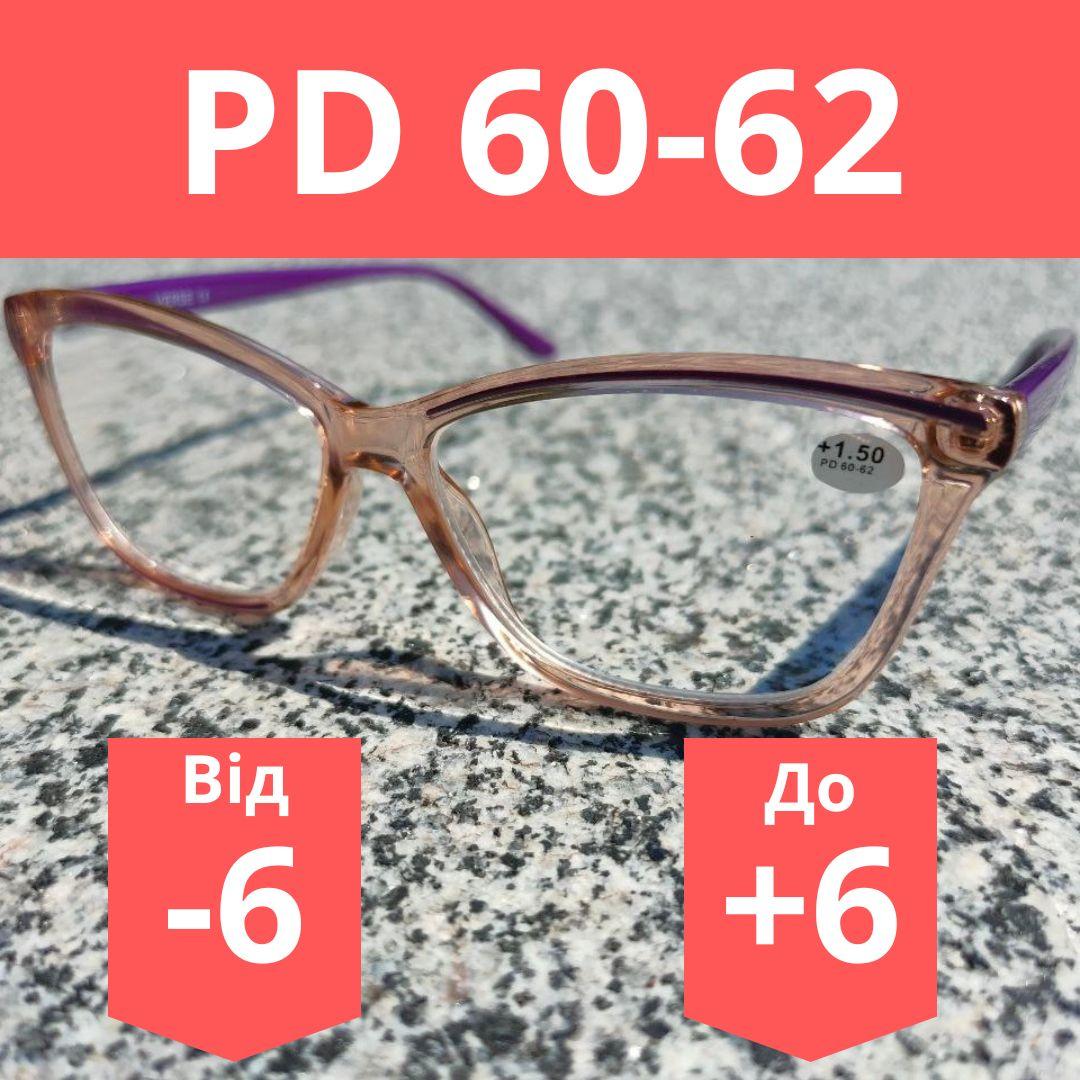 Окуляри жіночі готові окуляри з Китаю PD 60-64 окуляри за рецептом Окуляри плюс Окуляри плюсові