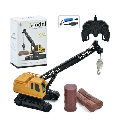 Дитячий іграшковий кран А 6066E на радіокеруванні., фото 1