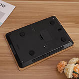 Сенсорні кухонні ваги MX-406 з дисплеєм до 5 кг настільні бамбукові з плоскою платформою для кухні, фото 6