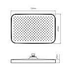 Лійка для верхнього душу Qtap Hlavova 330x330 мм прямокутна QTHLA107CRM45944 Chrome, фото 2