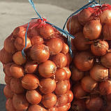 Євро сітка овочева на 40кг. 50х80 см. (26г) 100шт. червона з дрібним вічком, капронова сітка овочева, фото 3