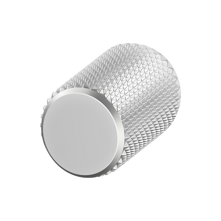 Меблева ручка-кнопка LARGA срібло (1 шт.), фото 1