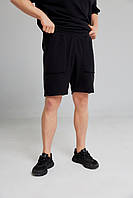 Шорти Alore чоловічі трикотажні вільні петля S чорні