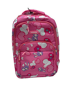 Дитячий шкільний рюкзак на дівчинку  рожевий (162304)