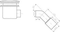 Редуктор сифону 40/50 мм