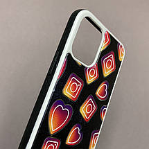 Чохол для Apple iPhone 11 Pro щільний з принтом Інстаграм чохол на айфон 11 про чорний PUL, фото 3
