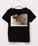 Красива жіноча футболка з принтом скрипки, фото 2