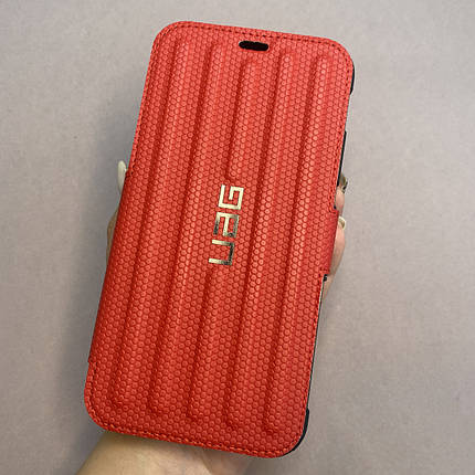 Чохол-книга для iPhone 11 Pro Max UAG з кишенею чохол книжка на телефон айфон 11 про макс червона, фото 1