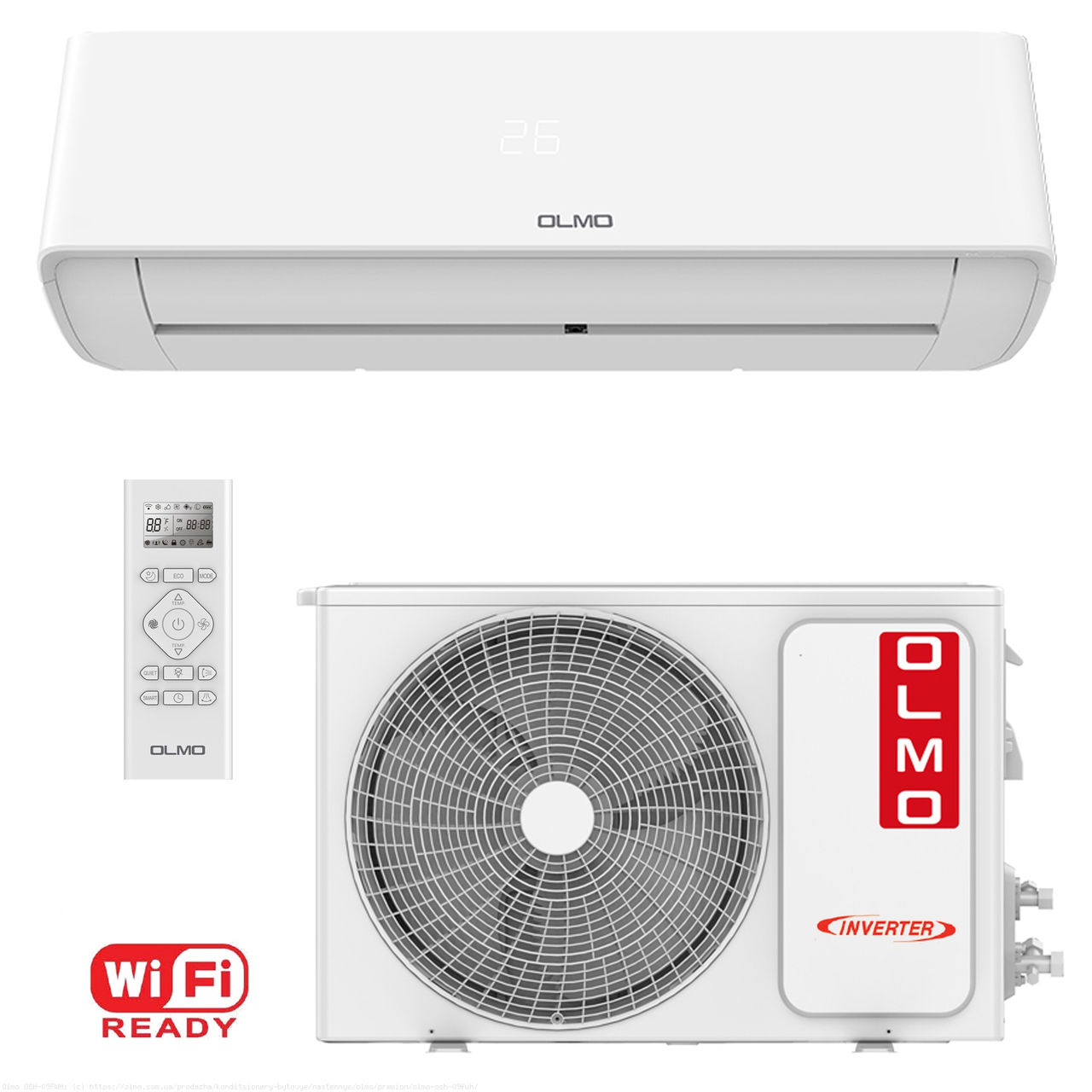 Кондиціонер Olmo INNOVA PREMION OSH-09FWH (25m²)