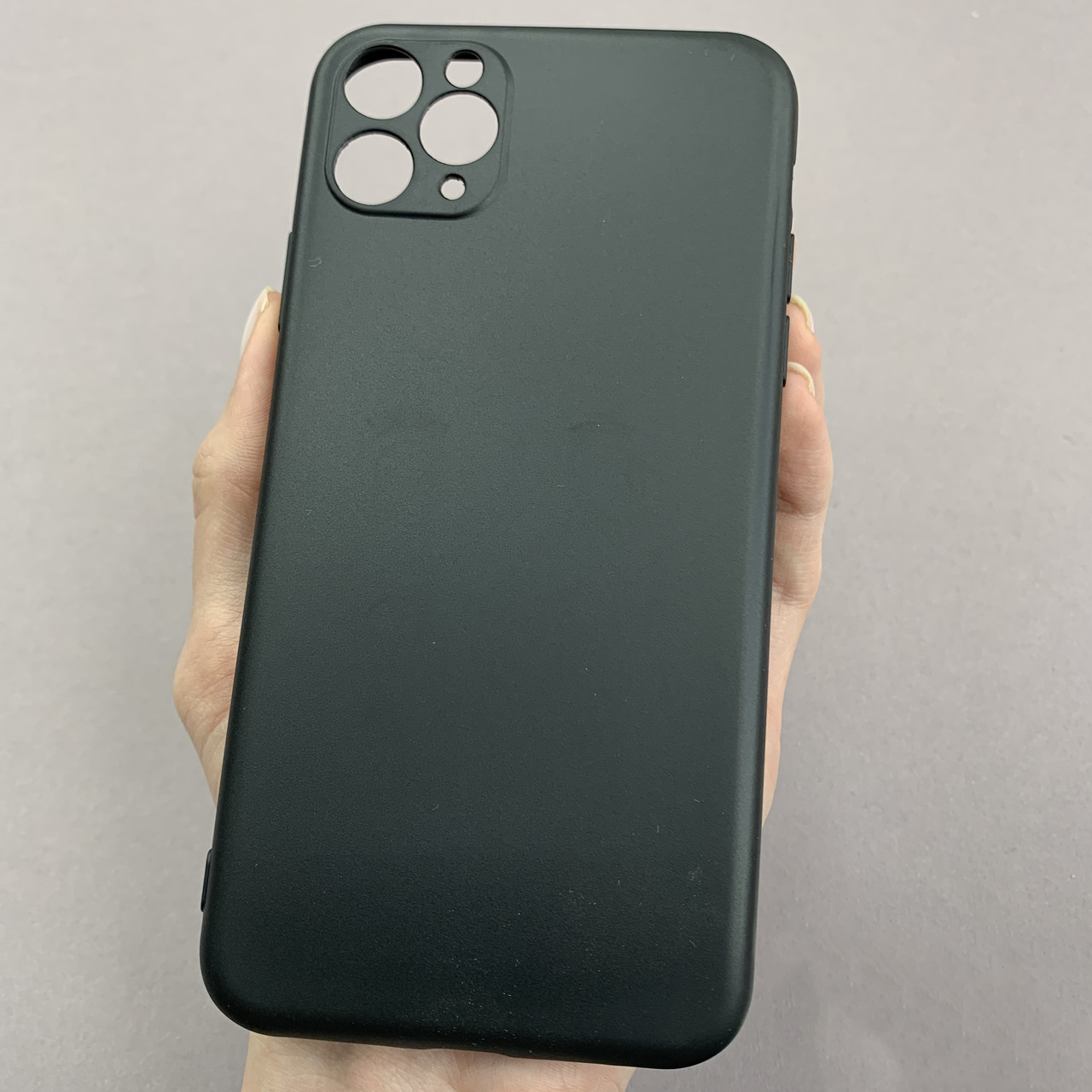Чохол для Apple iPhone 11 Pro Max чохол накладка із захистом камери на телефон айфон 11 про макс чорний tpb