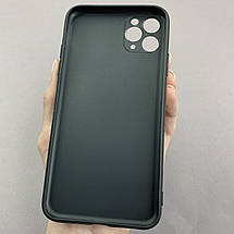 Чохол для Apple iPhone 11 Pro Max чохол накладка із захистом камери на телефон айфон 11 про макс чорний tpb, фото 2