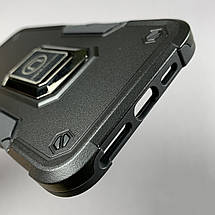 Чохол для Apple iPhone 11 Pro Max протиударний з підставкою чохол на телефон айфон 11 про макс чорний c6u, фото 4