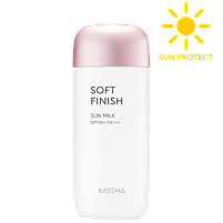 Сонцезахисне молочко MISSHA All around Safe Block Soft Finish Sun Milk SPF50+/PA+++, фото 3